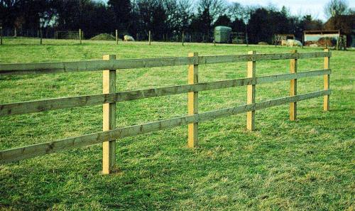 Nailed Post and Rail Fencing